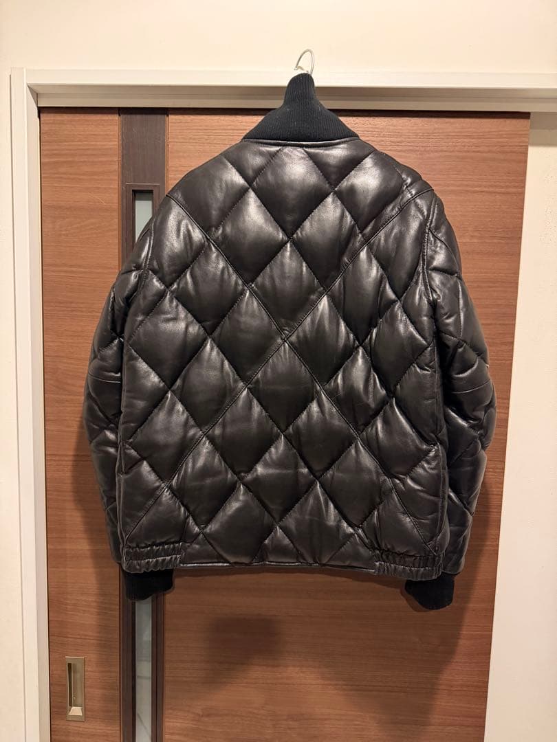 ジャケット・アウター THE CRIMIE diamondLamb Leather Down L