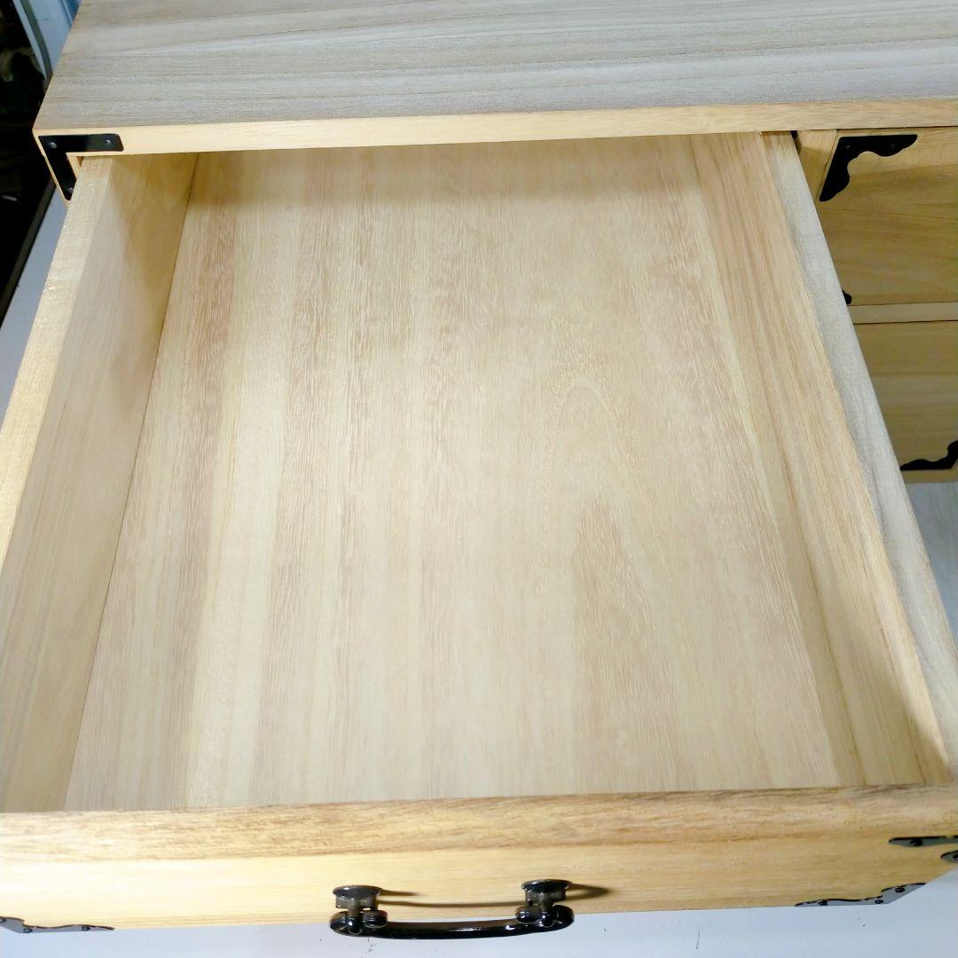 [りんごの花]ヴィンテージ 桐箪笥 天然木 整理箪笥 木製 和タンス