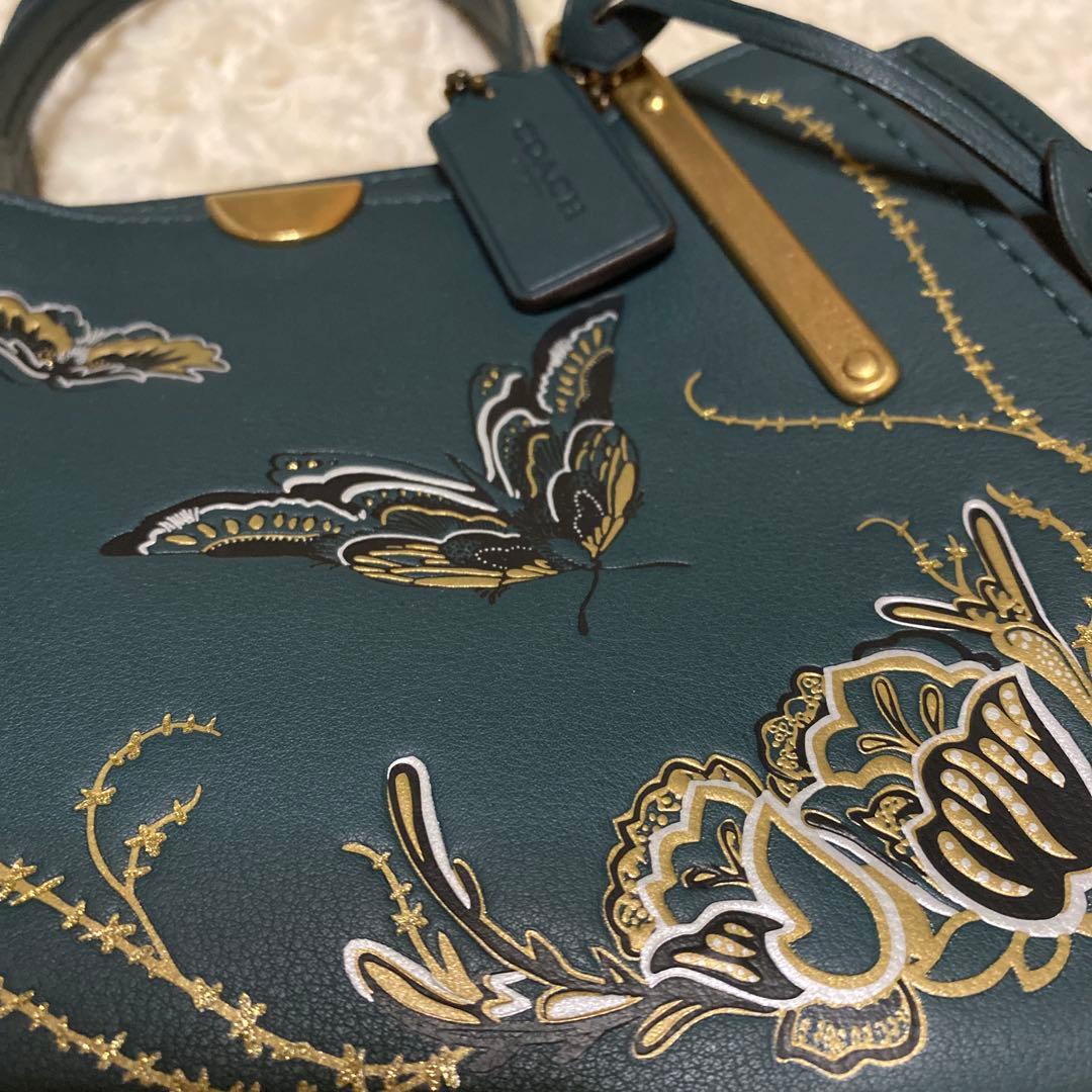 COACH コーチ　2way ハンドバッグ　ショルダーバッグ　バタフライ