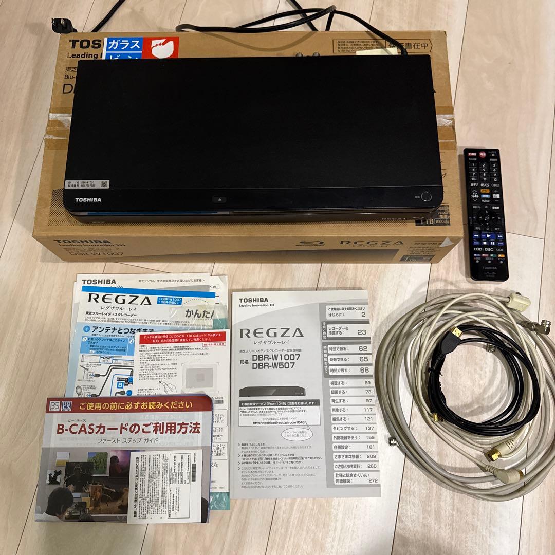 TOSHIBA REGZA レグザブルーレイ DBR-W1007
