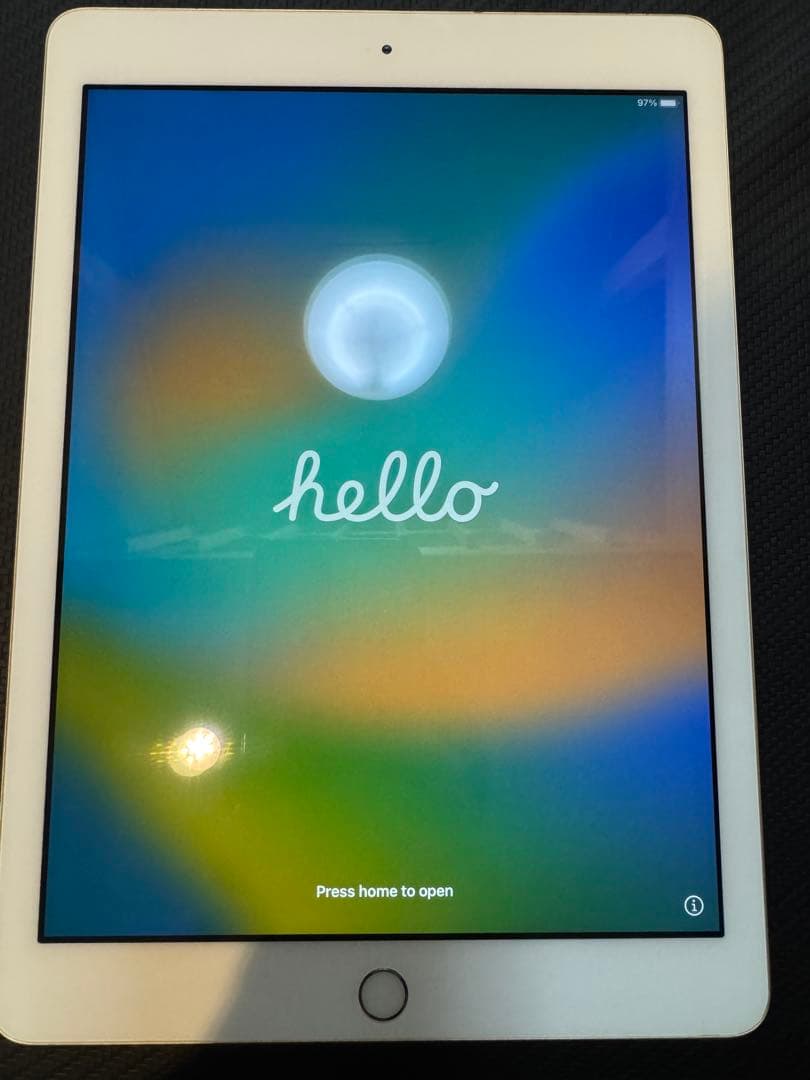 iPad 第5世代128GB WiFiモデル 初期設定