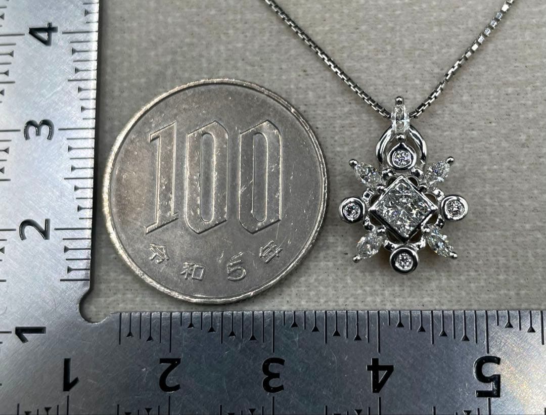 専用JL215★高級 カラーレス/ピンクダイヤ0.43ctpt950ヘッド 鑑付