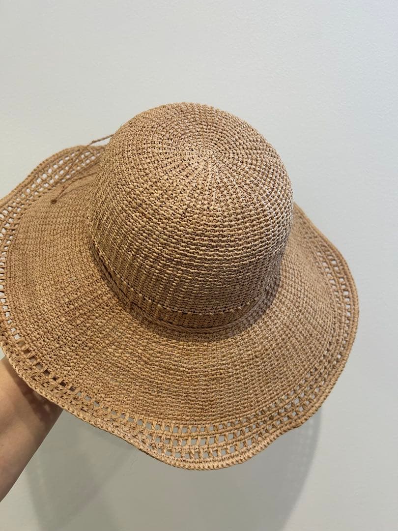 わ*め様 ヘレンカミスキー　麦わら帽子　フリーサイズ