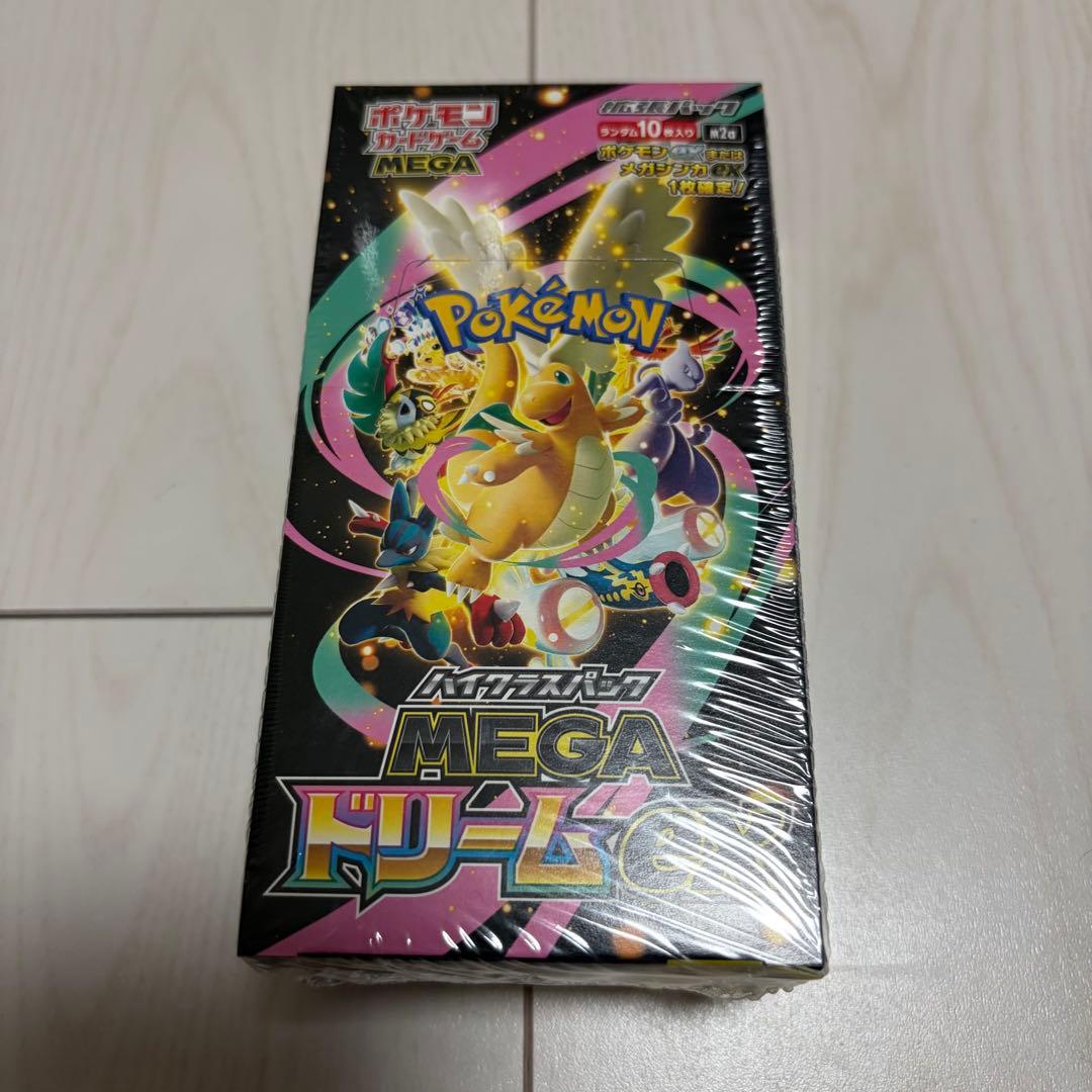 【新品未開封シュリンク付】ポケモンカードゲーム　MEGAドリームex 1BOX
