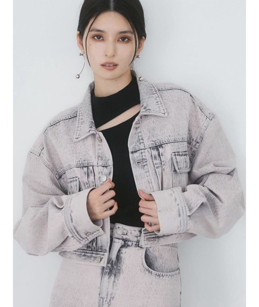 ムルーア　今季デニムジャケット　ピンク