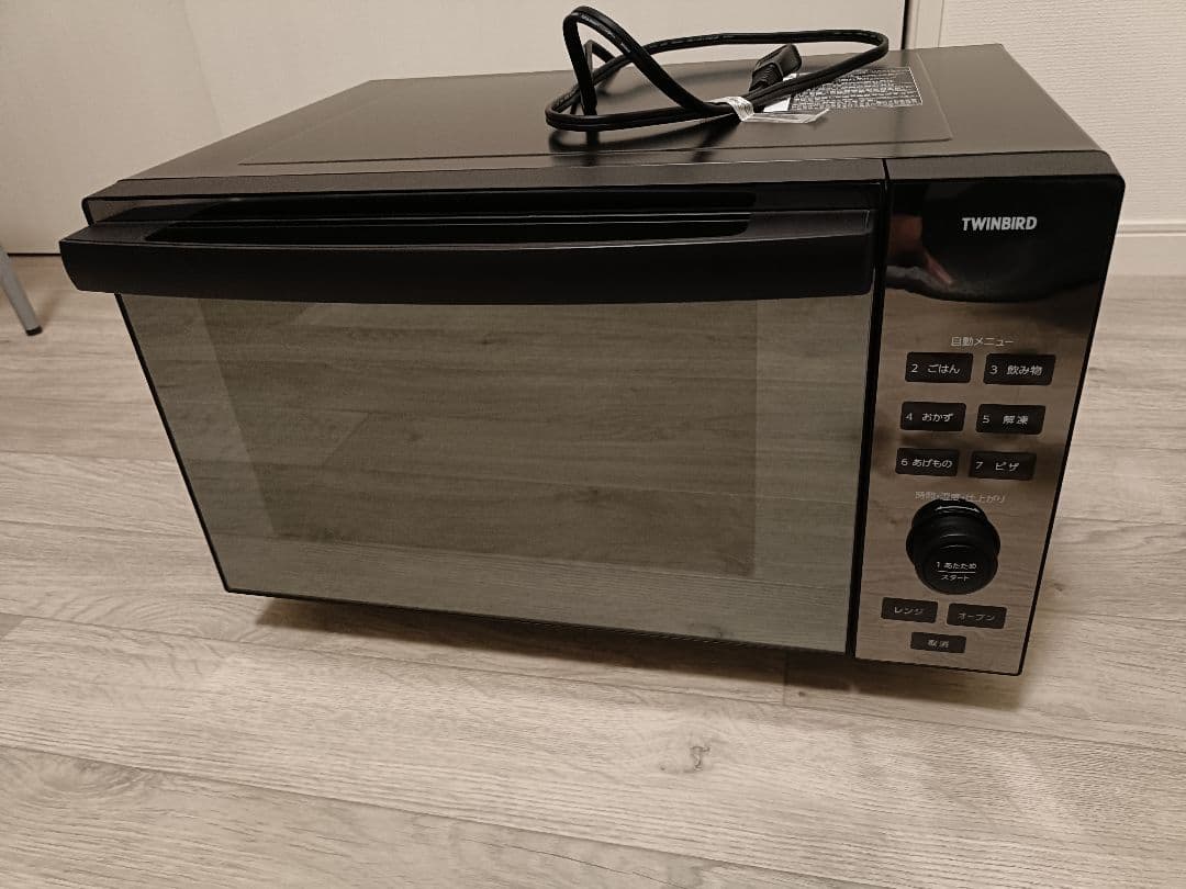 TWINDIRD オーブンレンジ ブラック