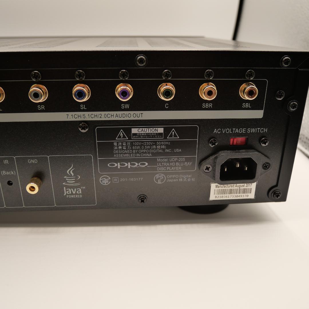 【美品】OPPO UDP-205 ブルーレイディスクプレーヤー オッポ 元箱付