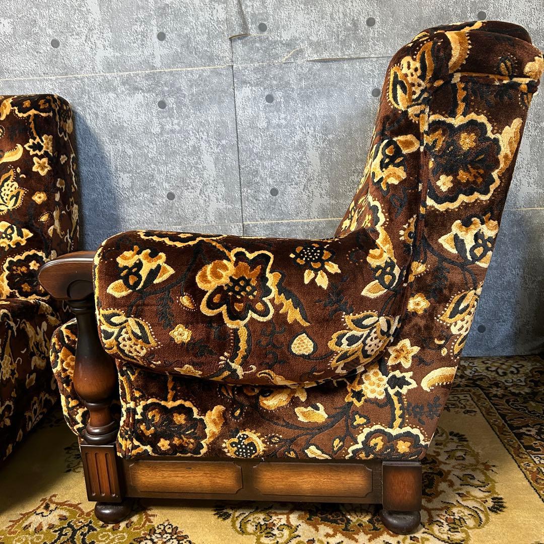 ( ´ ▽ ` )꧁応接家具꧂6Pアームソファ いす イス 椅子 チェア