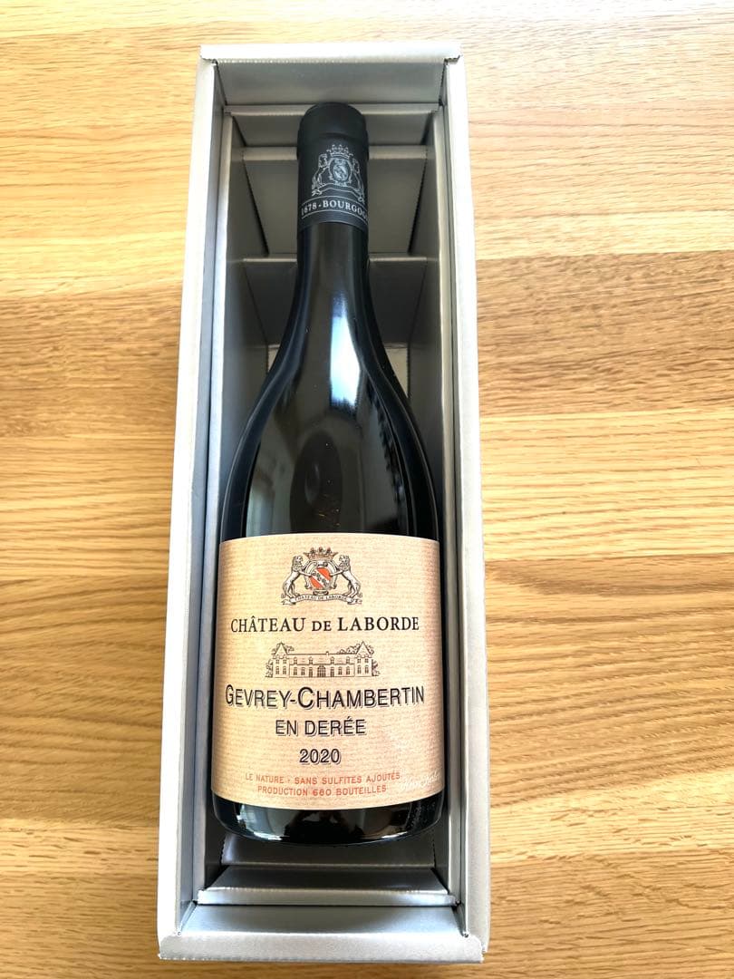 希少限定680本、ジュヴレ・シャンベルタン 2020 シャトー・ド・ラボルド