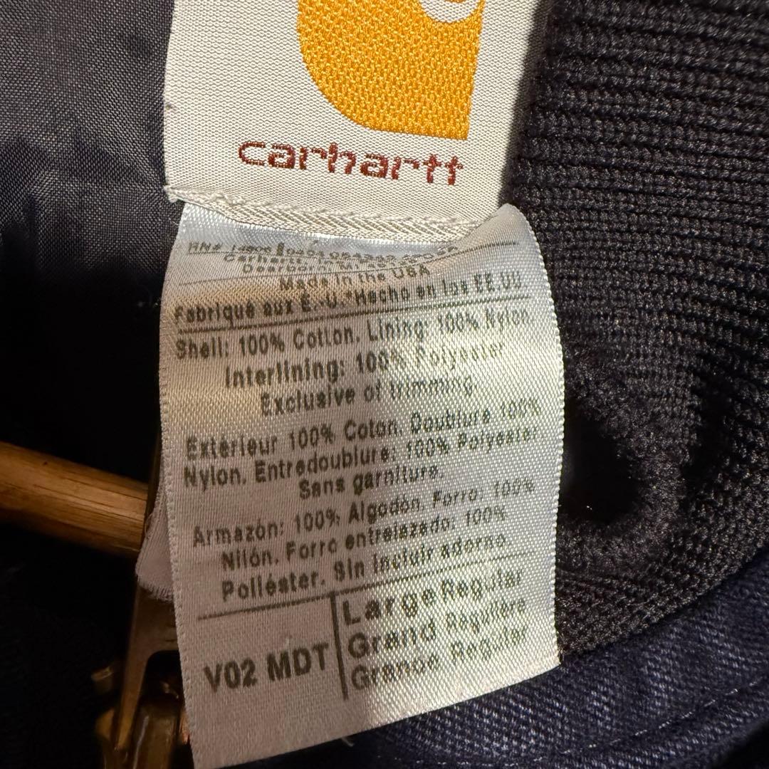 カーハート　00s ダックベスト　ネイビー　usa製
