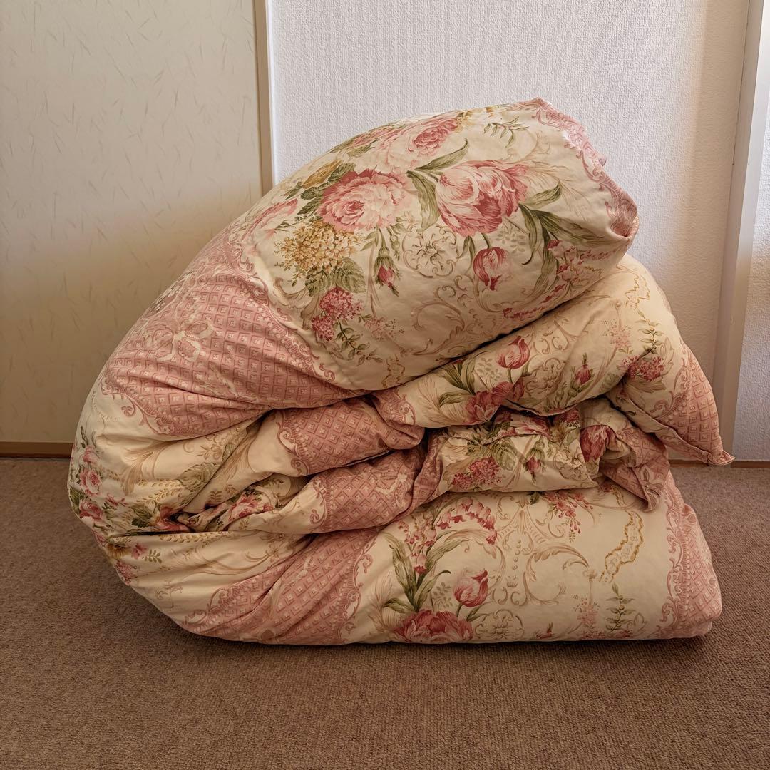 【極寒対応】丸八真綿 ソワリー羽毛布団 1.5kgシングルかさ増しリフォーム済み