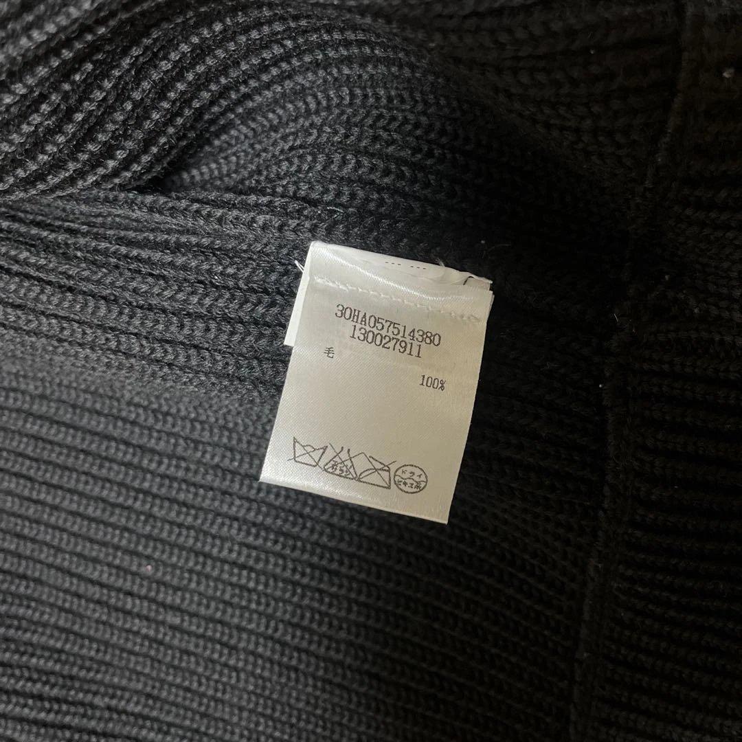 Y*読様 ほぼ新品 マルタン マルジェラ ⑭ドライバーズニット M 黒 スタッフ