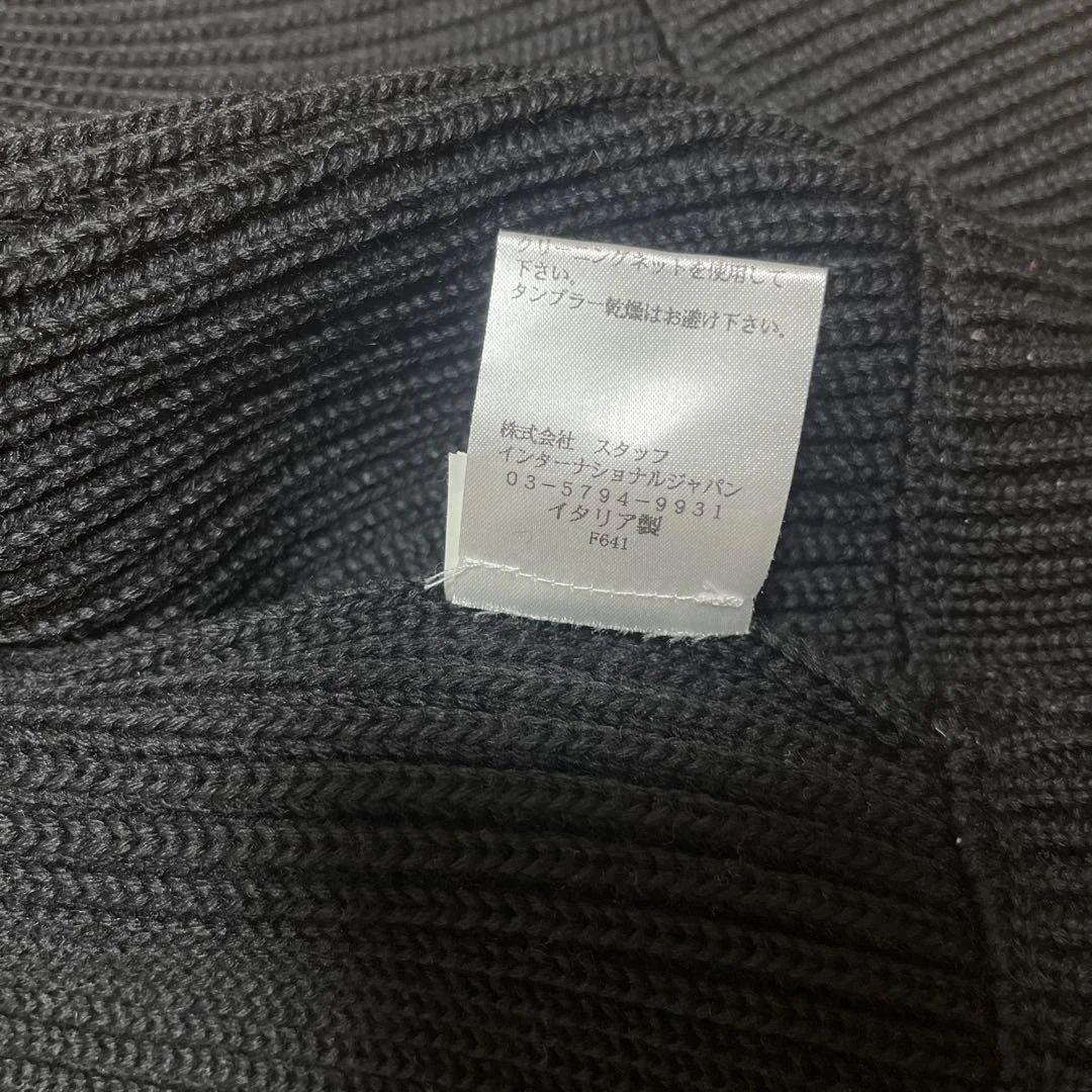 Y*読様 ほぼ新品 マルタン マルジェラ ⑭ドライバーズニット M 黒 スタッフ