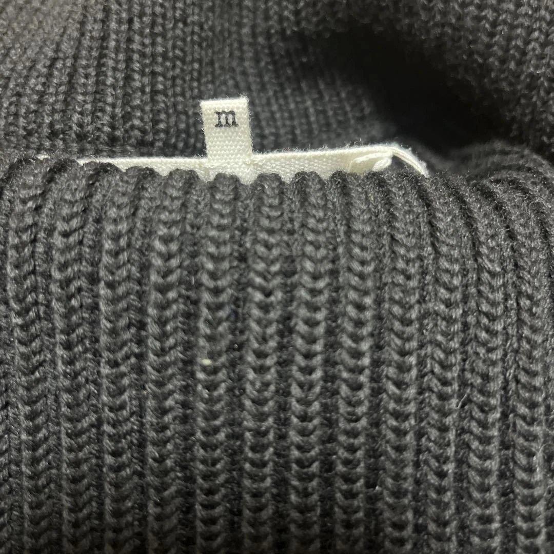 Y*読様 ほぼ新品 マルタン マルジェラ ⑭ドライバーズニット M 黒 スタッフ