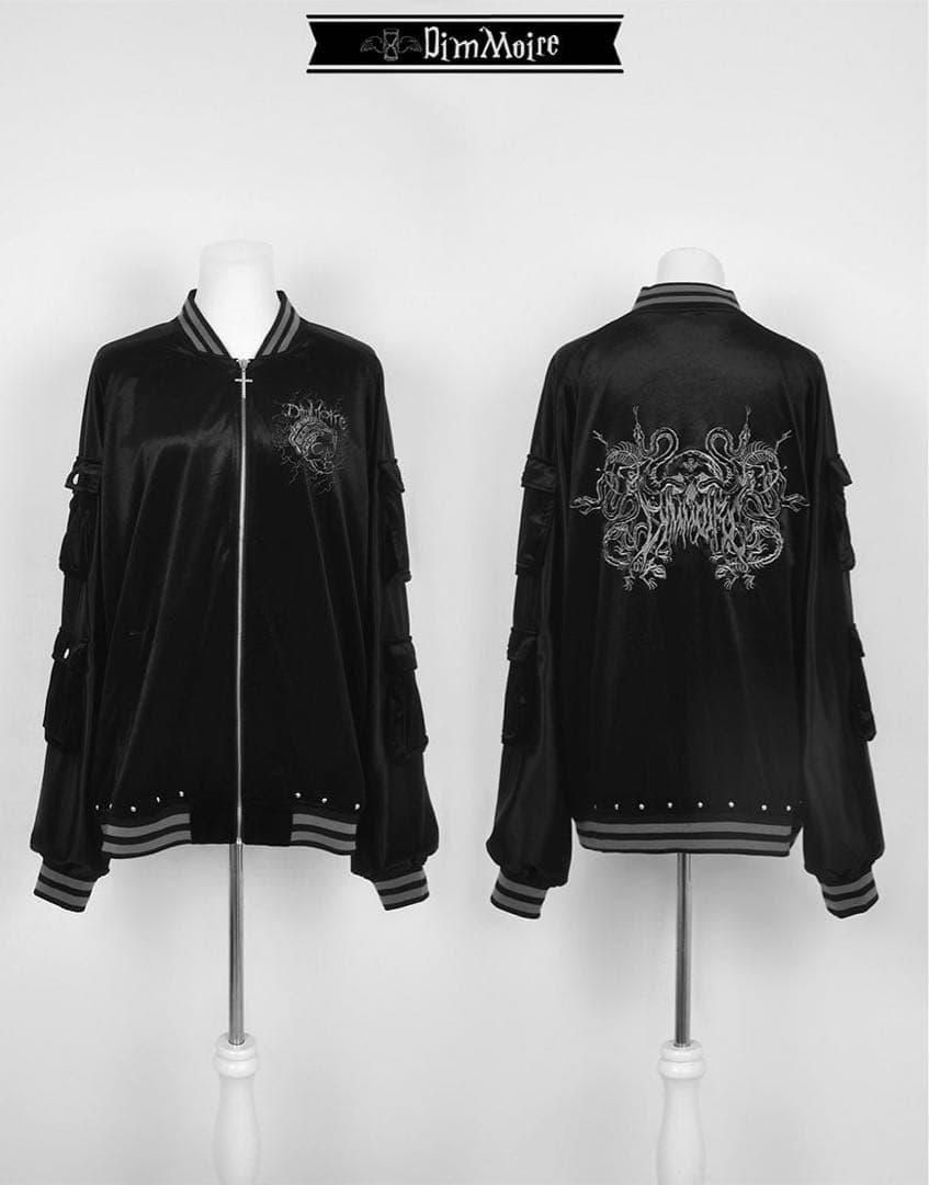 DimMoire Messy Bonesベロアスカジャン