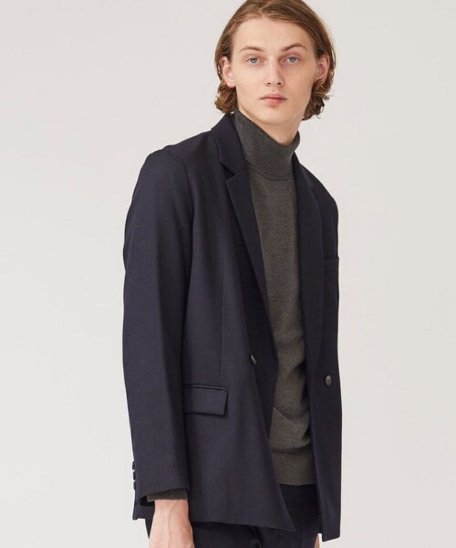 【STUDIOUS】サキソニーストレッチセットアップダブルジャケット