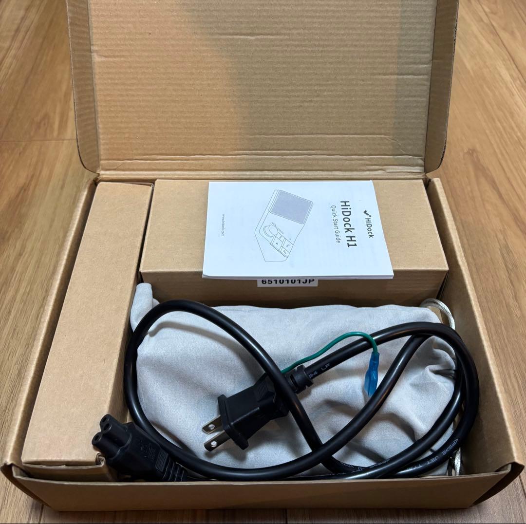 HiDock H1 AI搭載型ドッキングステーション　プラチナグレー