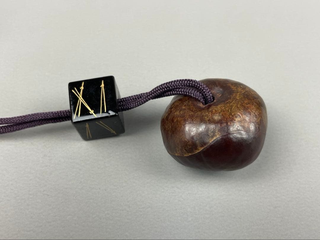 平安 象彦 印籠 共箱付 漆芸 金蒔絵 骨董 提物 木地塗り桜蒔絵 提げ物 根付