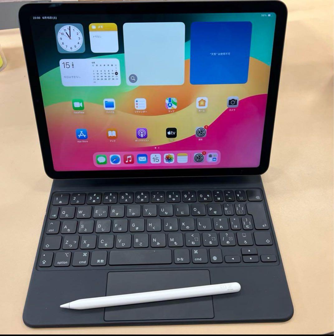 iPad Air 5 wifi 純正キーボード ペンシル付き