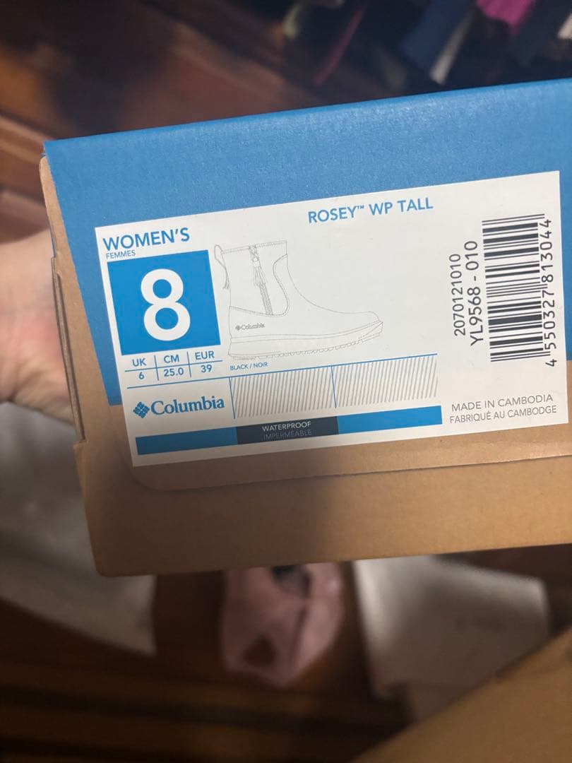 Columbia ブラック タッセルブーツ