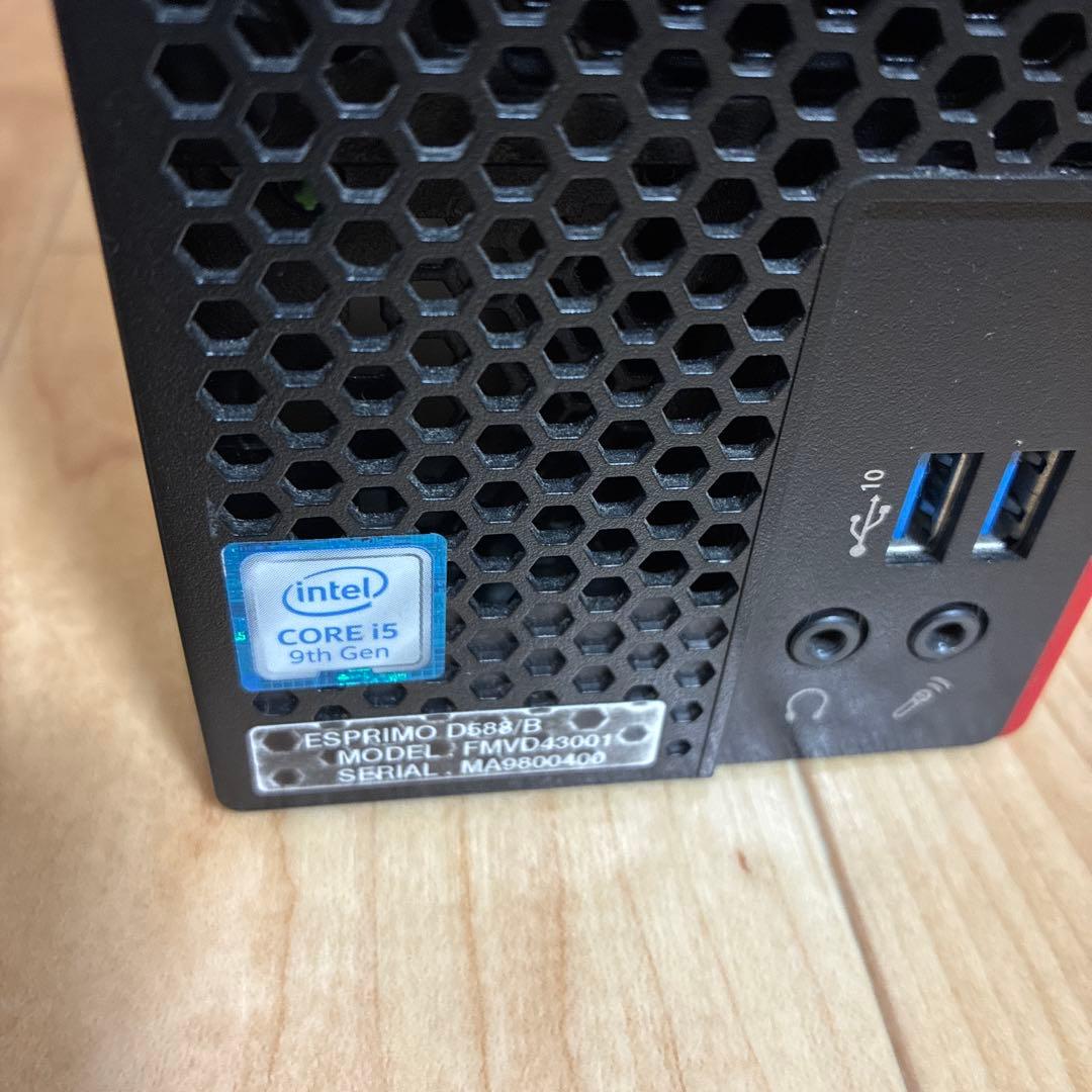 富士通 ESPRIMO FMVD43001　D588/B　i5 9500