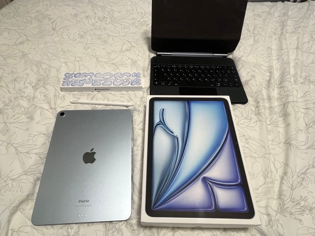 iPadAir M2 11インチ 本体 ブルー Apple Pencil Pro