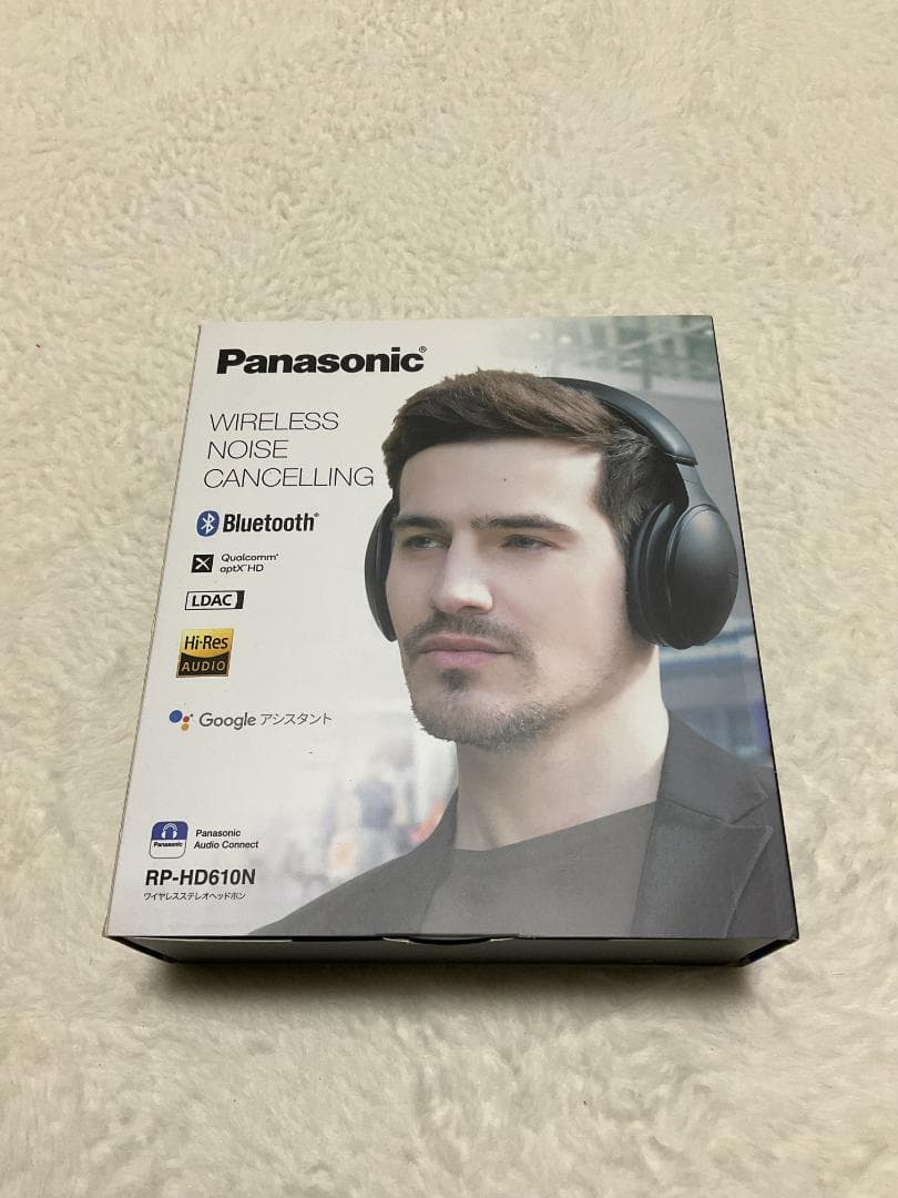 新品未開封 パナソニック 密閉型ワイヤレスヘッドホン RP-HD610N-K