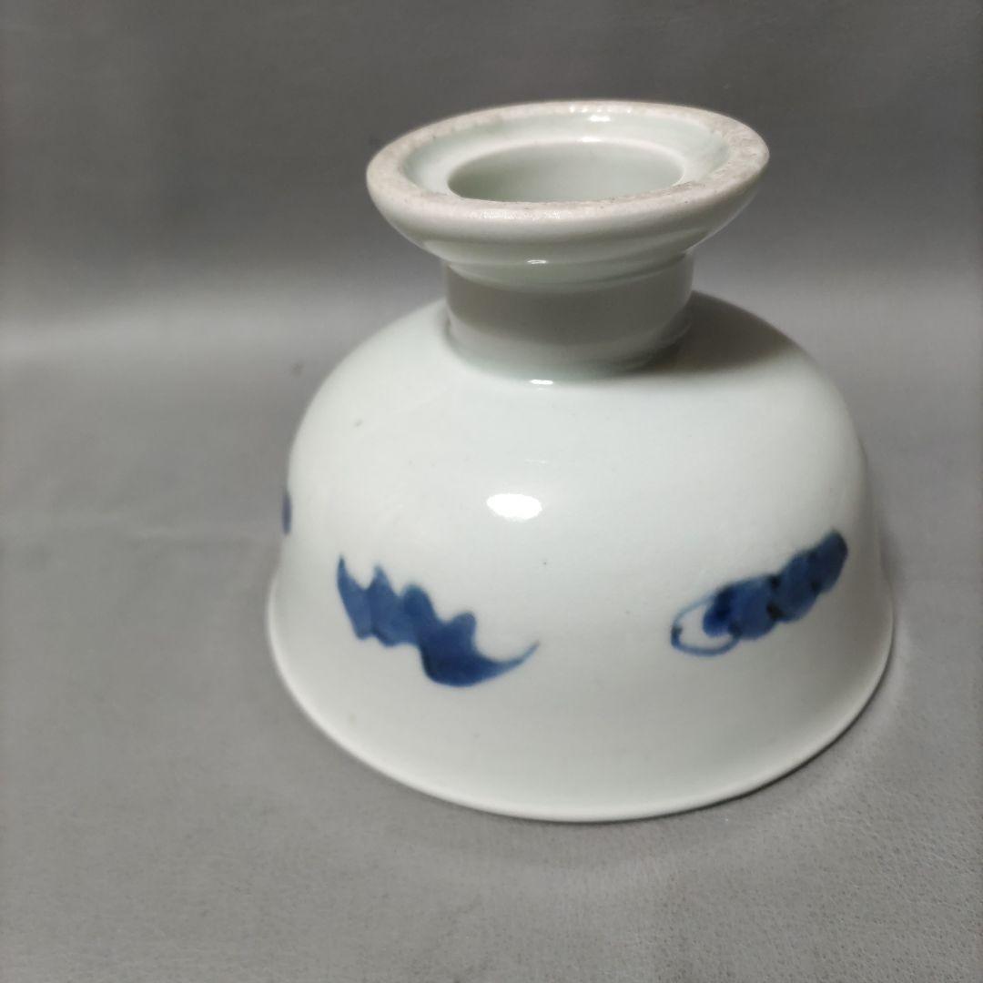 古伊万里　コウモリ柄　盃洗