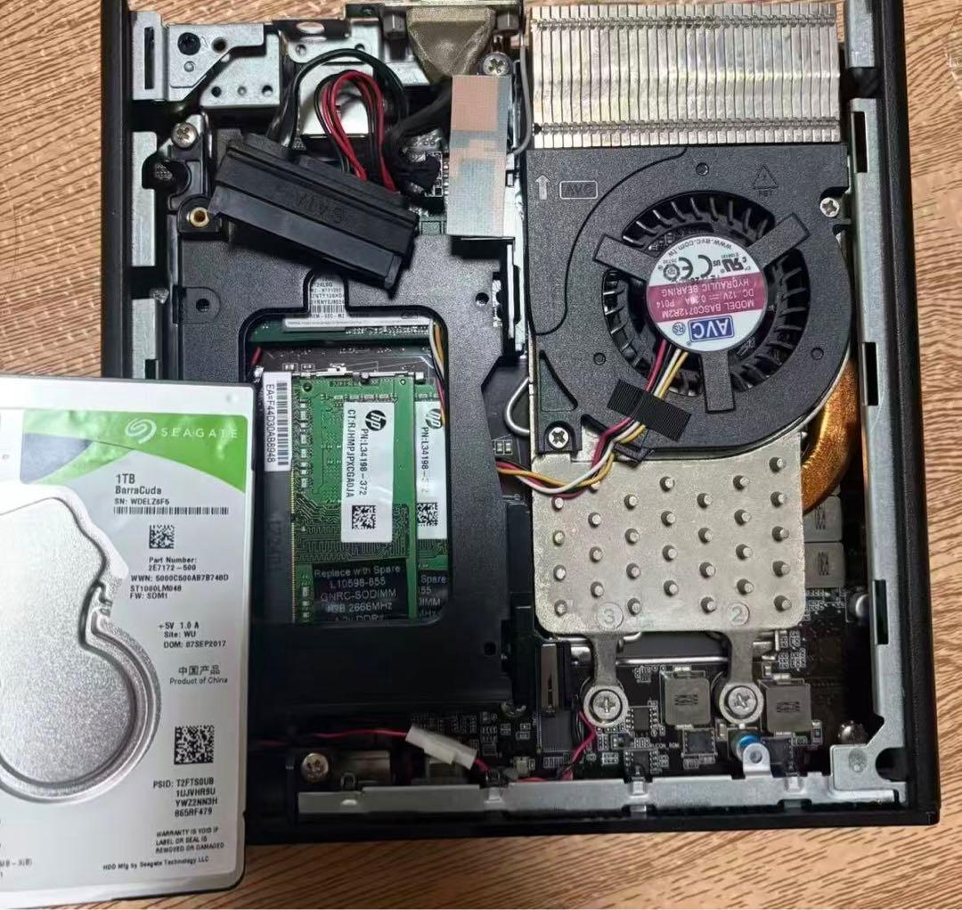 小型PC/i5-7500T/8GB/SSD128GB/HDD1TB/Office