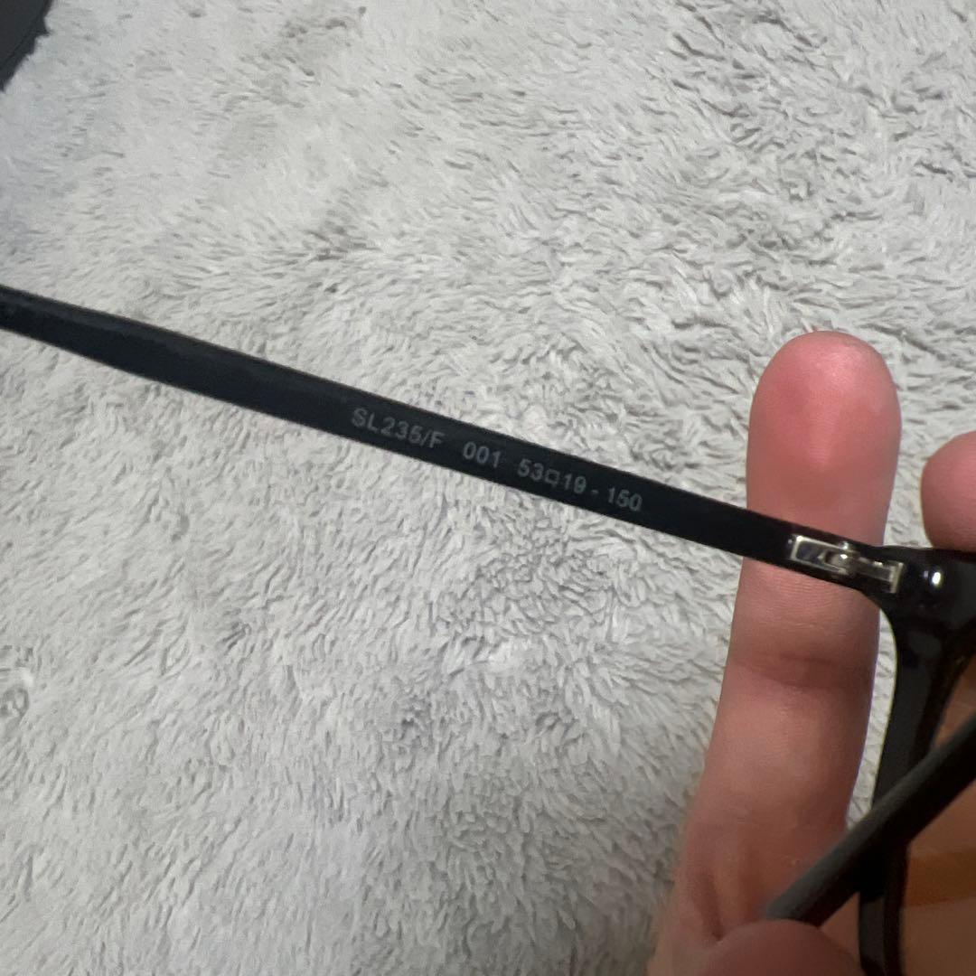 SAINT LAURENT ブラック イエローレンズ サングラス