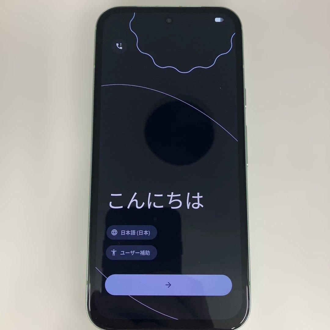 【バッテリー容量100%！】Google Pixel 8a アロエ　グリーン　Y