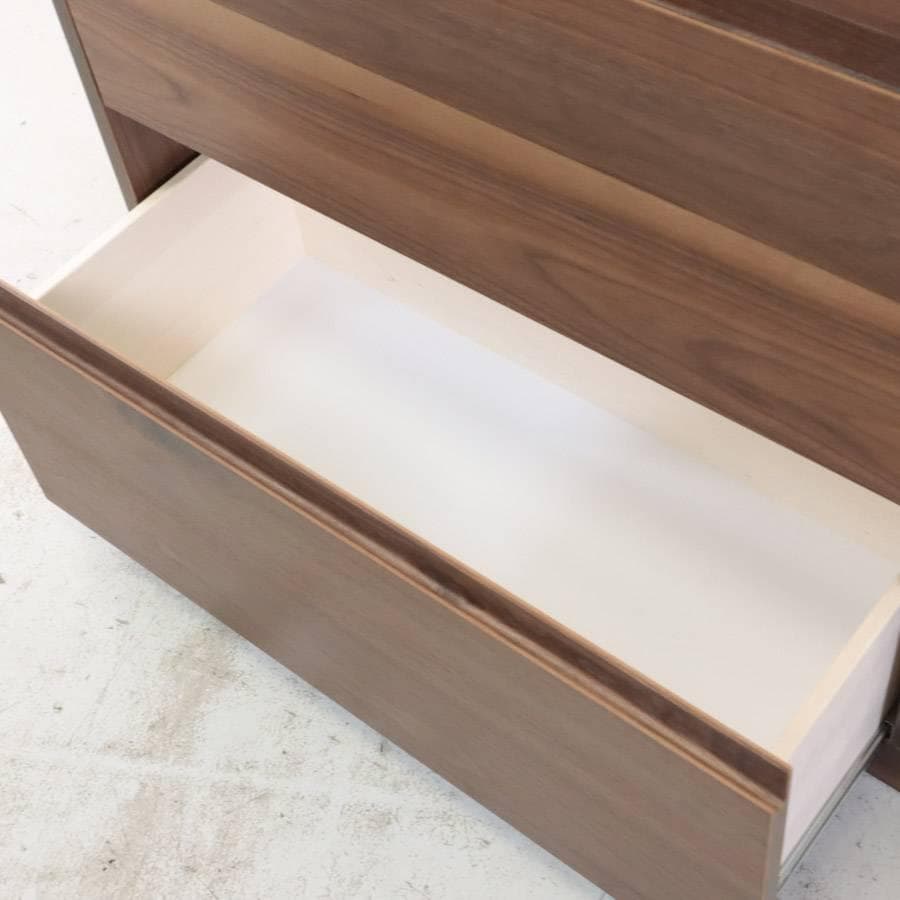 値下20年製 ウニコ ディクス キッチンカウンター W1200 ウォールナット材