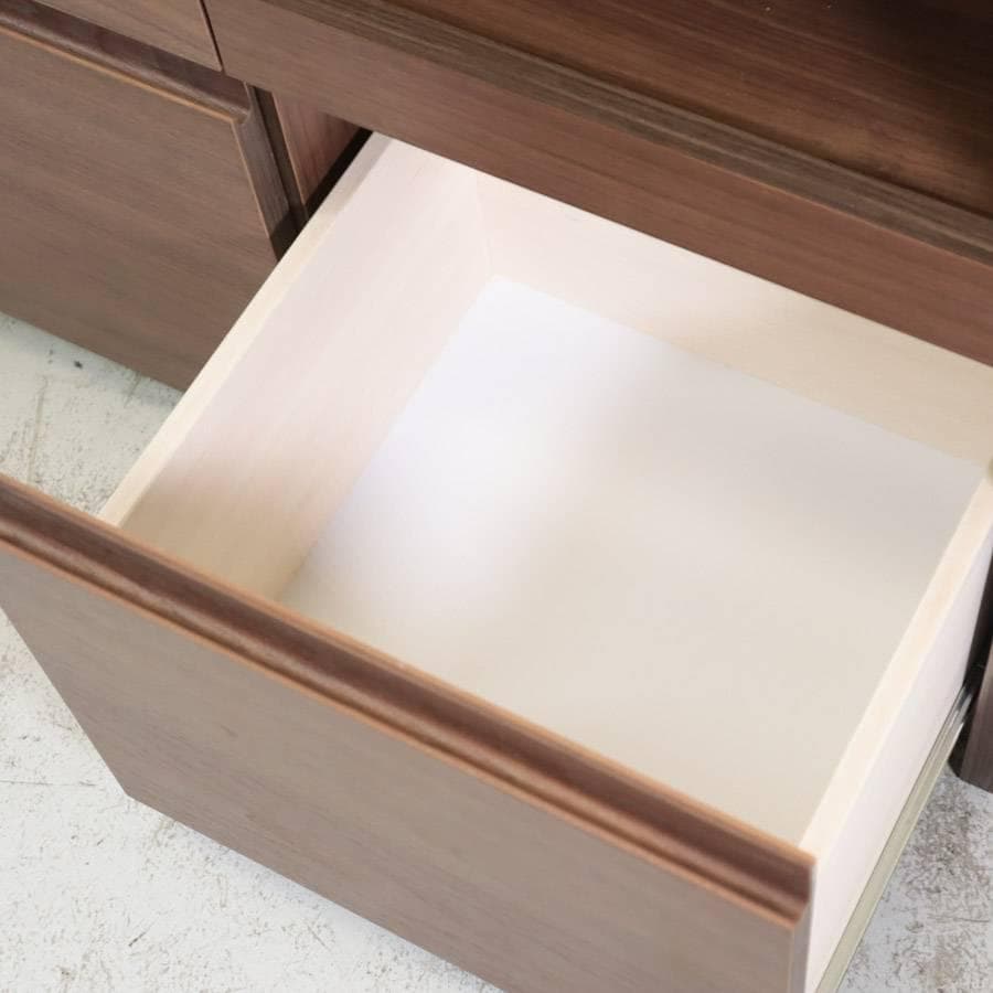 値下20年製 ウニコ ディクス キッチンカウンター W1200 ウォールナット材