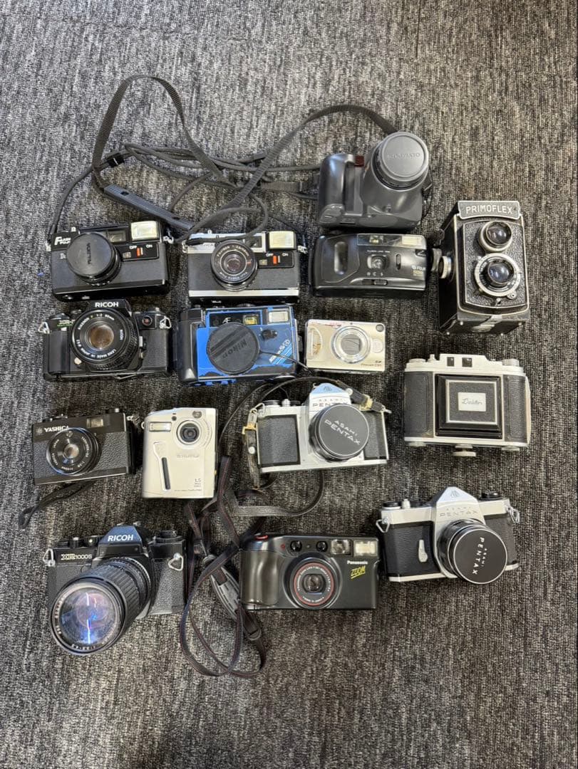 カメラ　ジャンク　15台　フィルムカメラ　デジカメ　まとめ売り