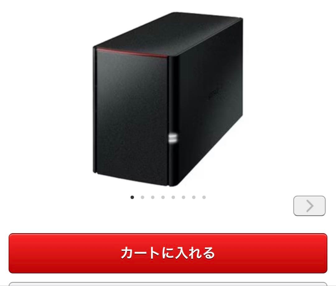 美品　BUFFALO LinkStation LS710D 4TB