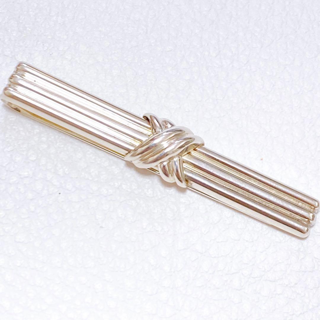 美品 ティファニー Tiffany ネクタイピン　シグネチャー　925
