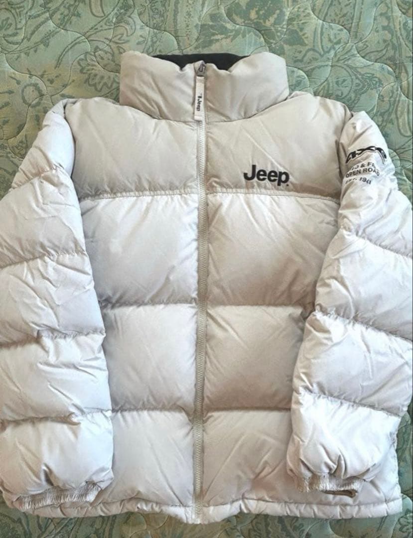 Jeep ホワイト ダウンジャケット