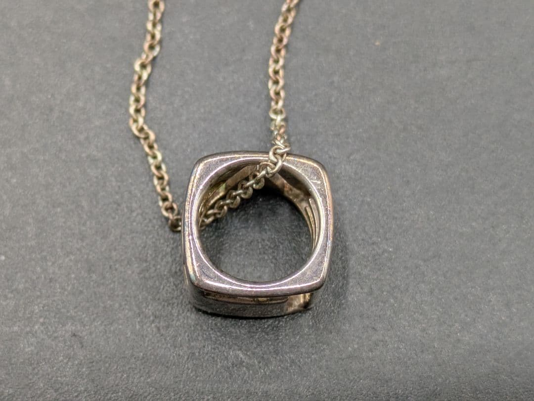 Tiffany LOVEキューブ ネックレス AG925