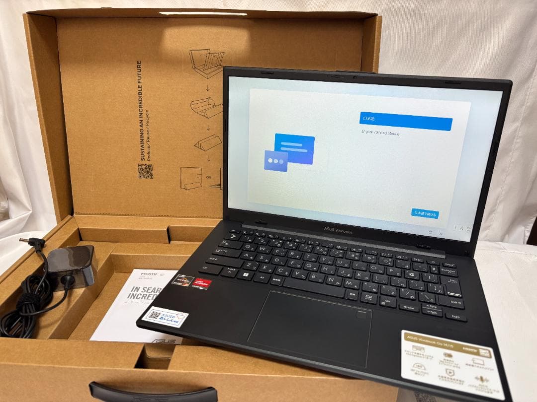 その他ノートPC本体 ASUS Vivobook Go 14 E1404F R5-7520U 16G