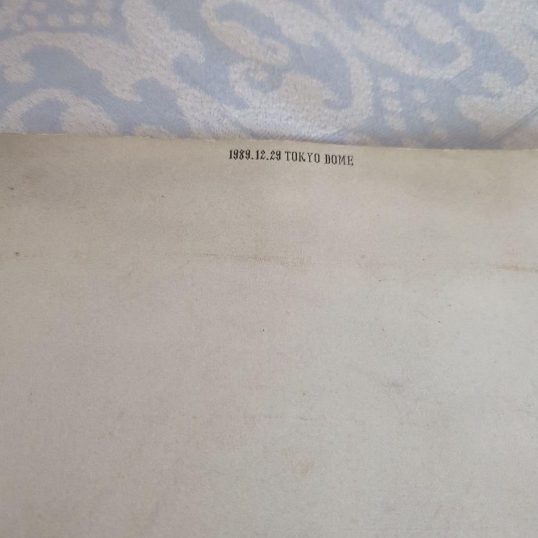 yo-yo19891229TOKYODOMEBUCK-TICKパンフレット