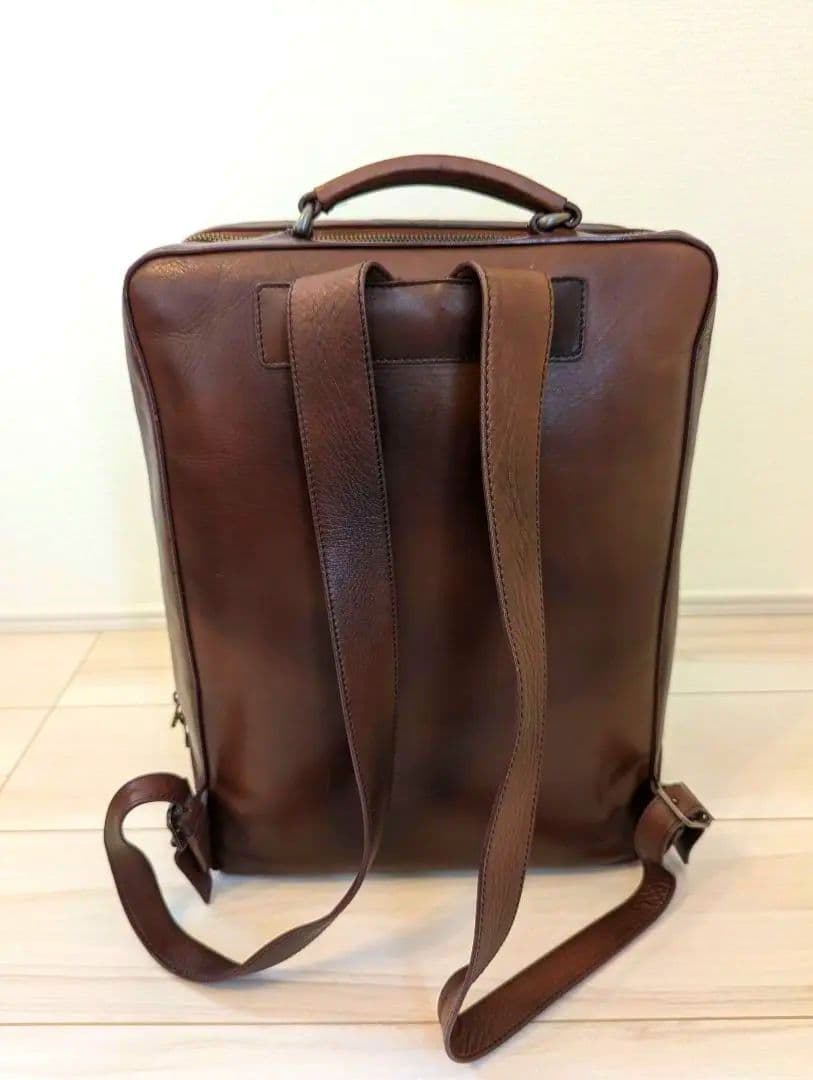 MOTHERHOUSE マザーハウス アンティーク スクエア バックパック 本皮