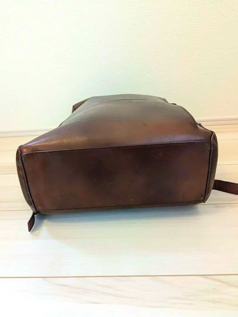 MOTHERHOUSE マザーハウス アンティーク スクエア バックパック 本皮