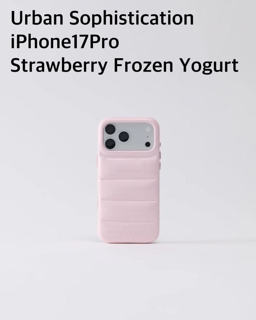 アーバン・ソフィスティケーション iPhone17Pro ケース ストロベリー