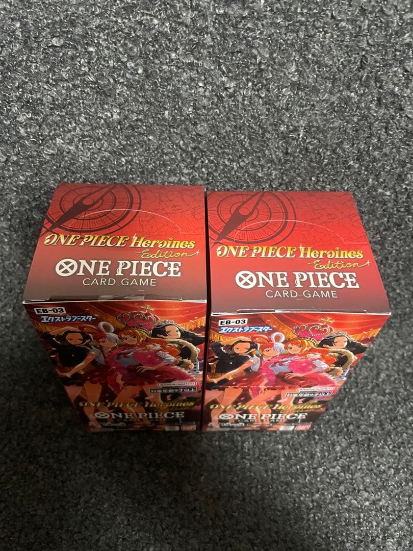 ワンピースカード　Heroines Edition　テープ付未開封2BOX