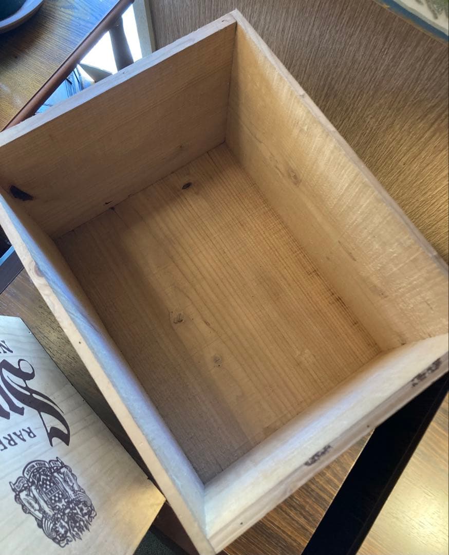 スーパーニッカ ウイスキー ヴィンテージ 木箱 酒 昭和 レトロ 収納 ボックス