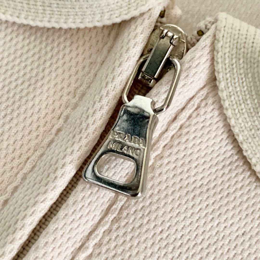 イタリア製 PRADA プラダスポーツ ハーフジップ ポロシャツ/S