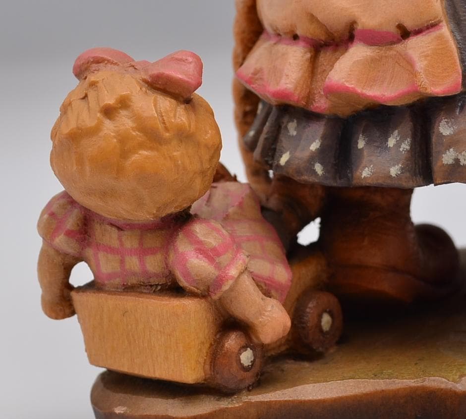 遊びの時間　アンリ　ANRI　サラケイ　木彫り人形　イタリア　17ｃｍ　限定品