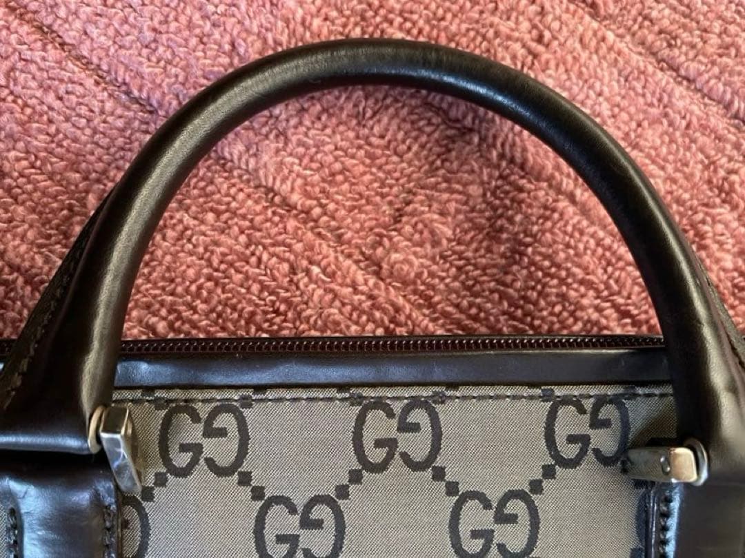 ★GUCCI GGパターン ナイロンビジネスバッグ 大きめ