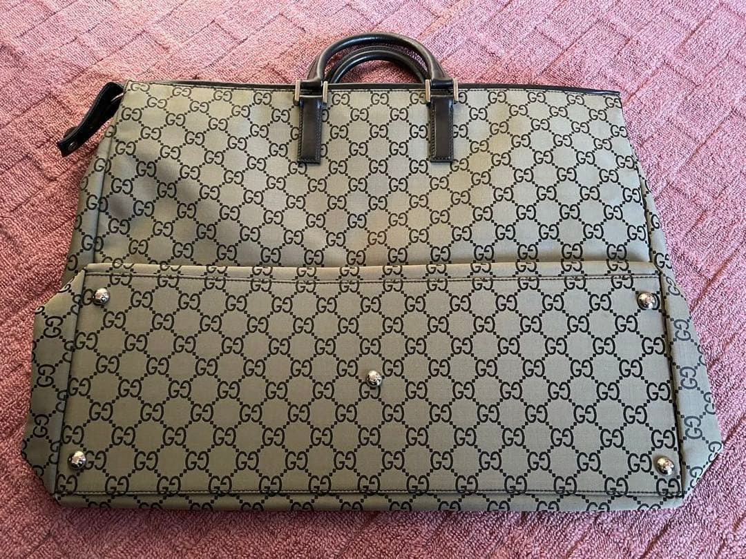 ★GUCCI GGパターン ナイロンビジネスバッグ 大きめ