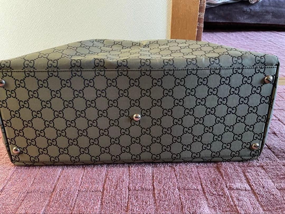 ★GUCCI GGパターン ナイロンビジネスバッグ 大きめ